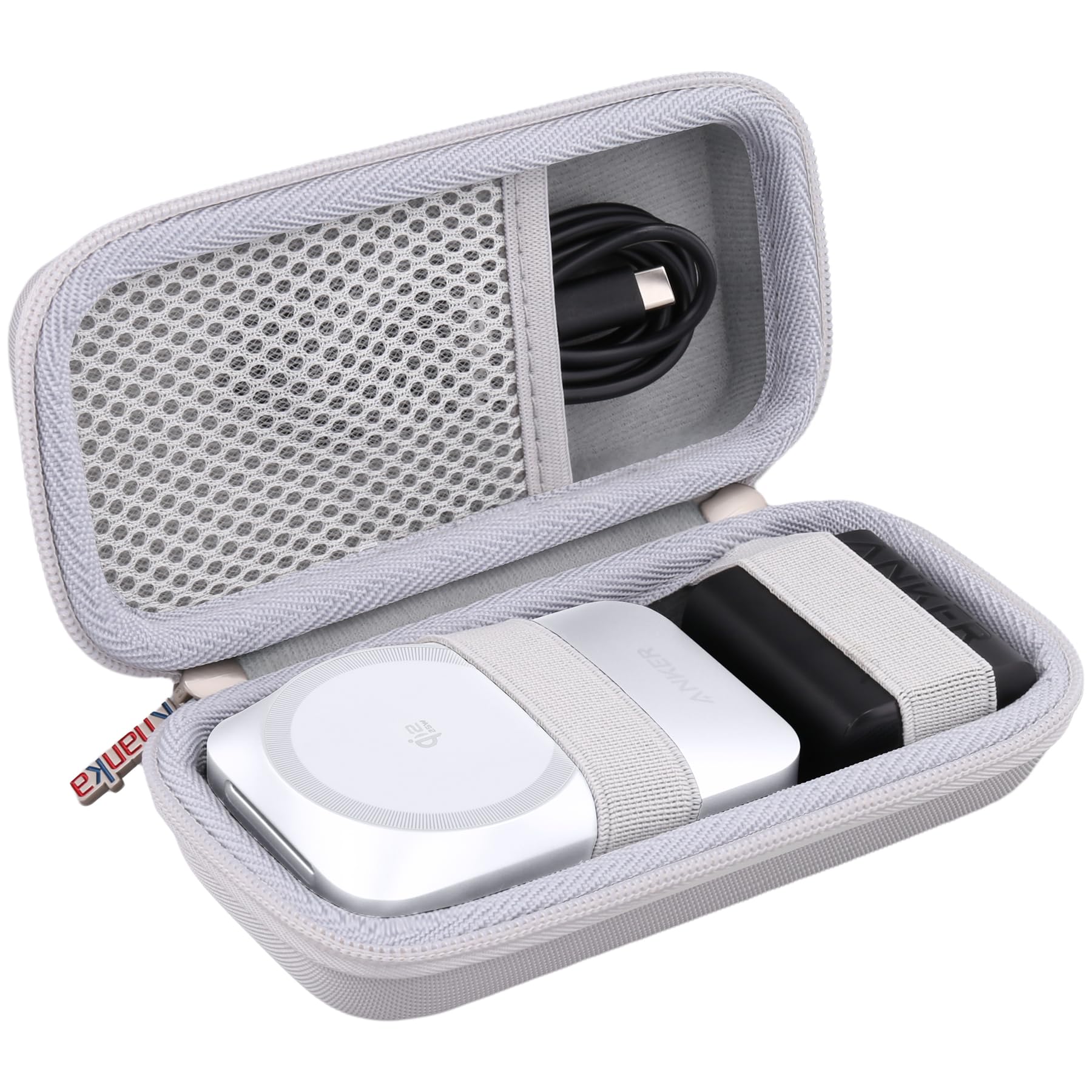 Amazon.com: khanka Hard Case for Anker Prime & MagGo 3-in-1